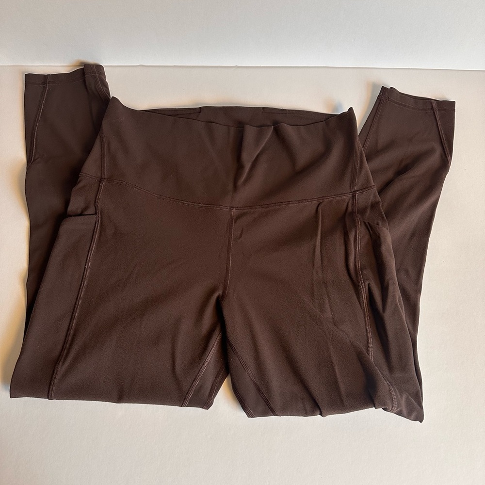 lululemon athletica Align w/ Pocket 25” Leggings in Dark Brown
